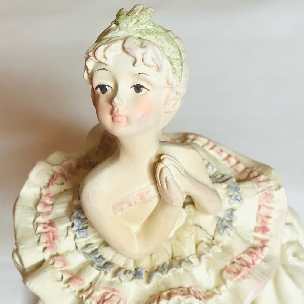Vintage Ballerina Figurine Never displayed kept in paper wrapping
